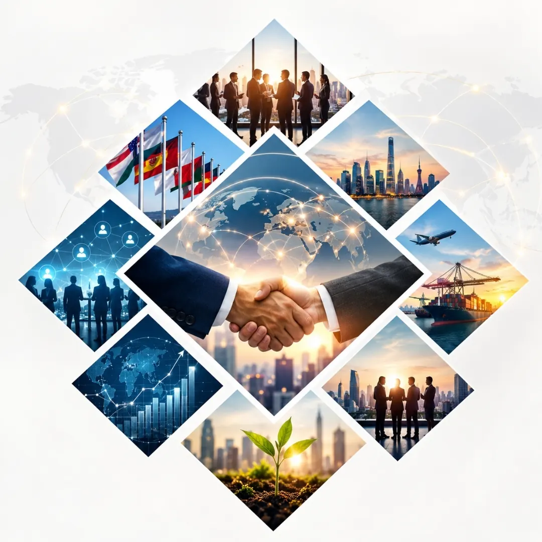 Global business network and international alliance
