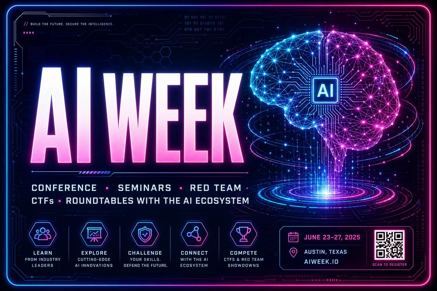 AI Week programme poster