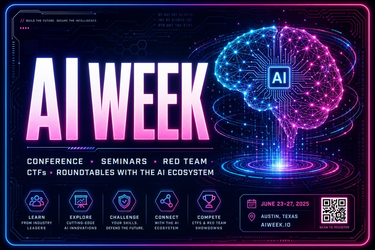 AI Week programme poster