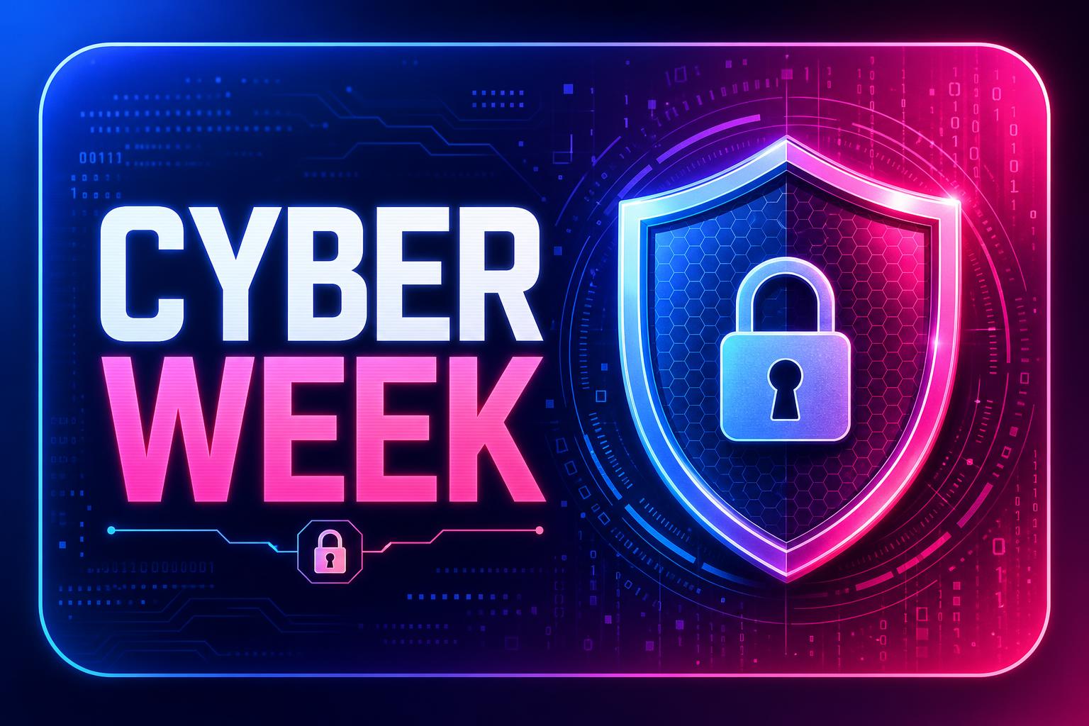 Cyber Week programme poster