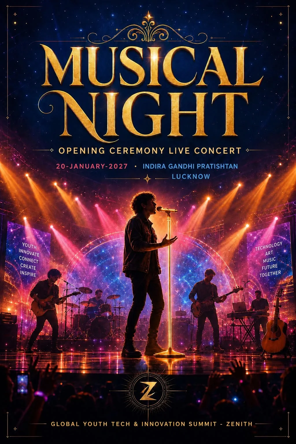 Musical Night — Opening Ceremony Live Concert, 20 January 2027, Indira Gandhi Pratishthan