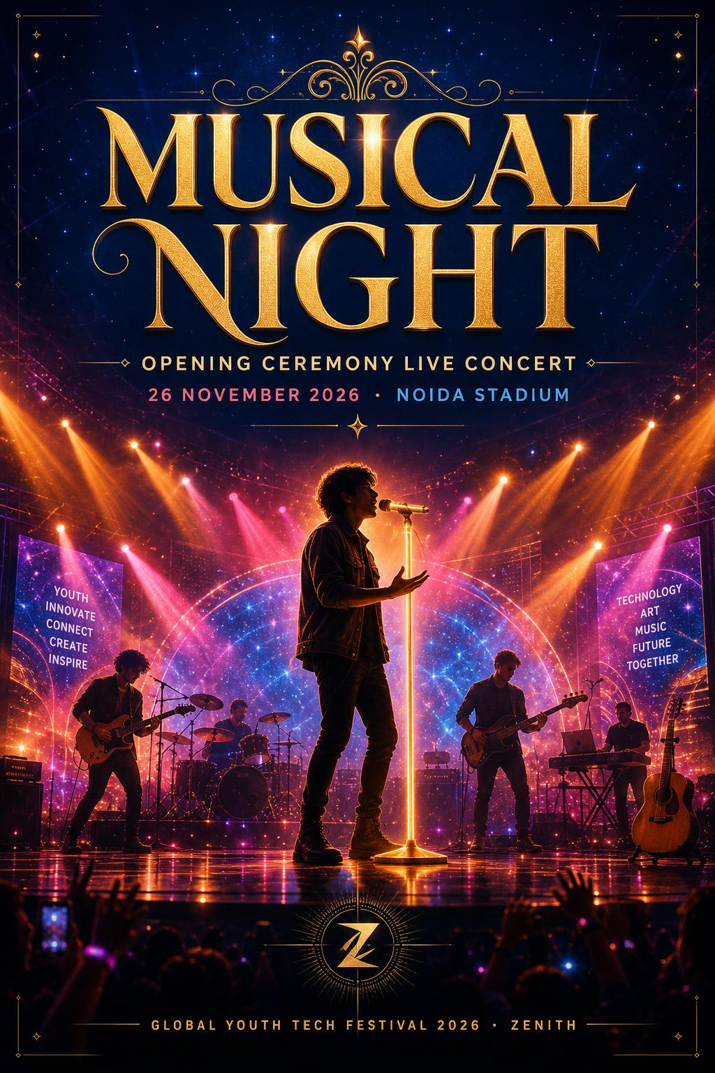 Musical Night — Opening Ceremony Live Concert, 26 November 2026, Indira Gandhi Pratishthan
